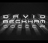 David Beckham Soccer (Europe) (En,Fr,De,Es,It) Title Screen